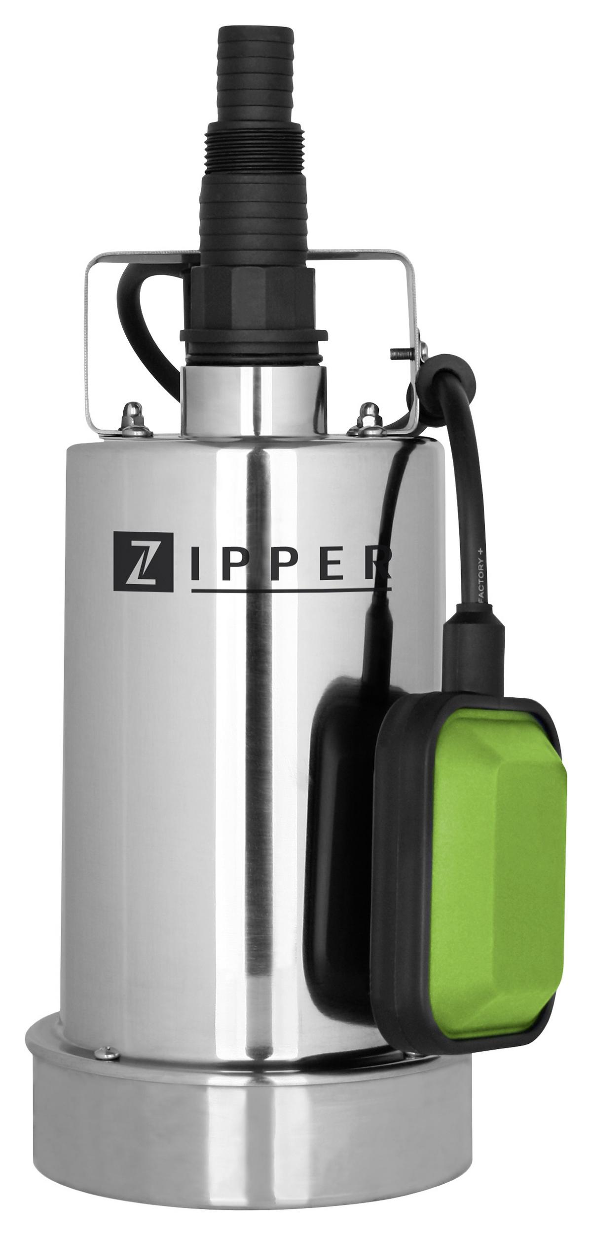 Tauchpumpe 750 W Klarwasser mit Schwimmschalter - Silberfarben/Schwarz, MODERN, Kunststoff/Metall - Zipper