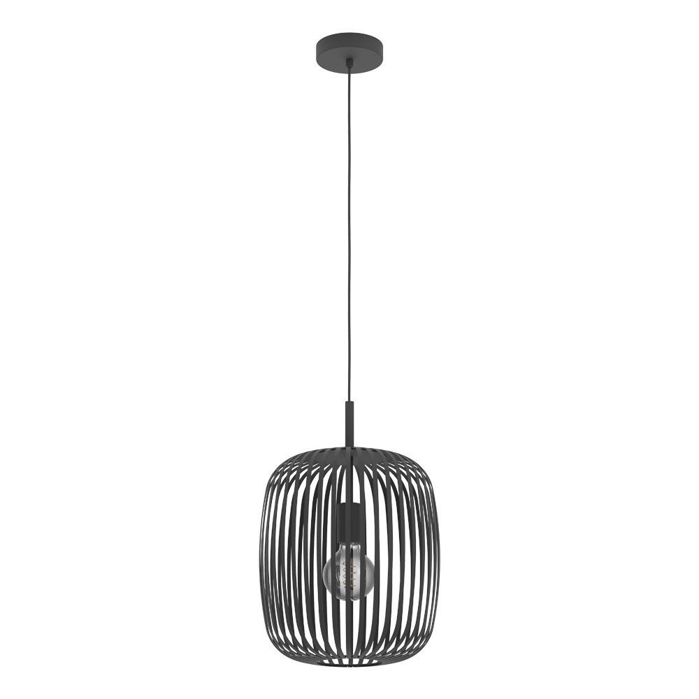 HÄNGELEUCHTE 900494* ROMAZZINA - Schwarz, Design, Metall (32.5/110cm) - Eglo
