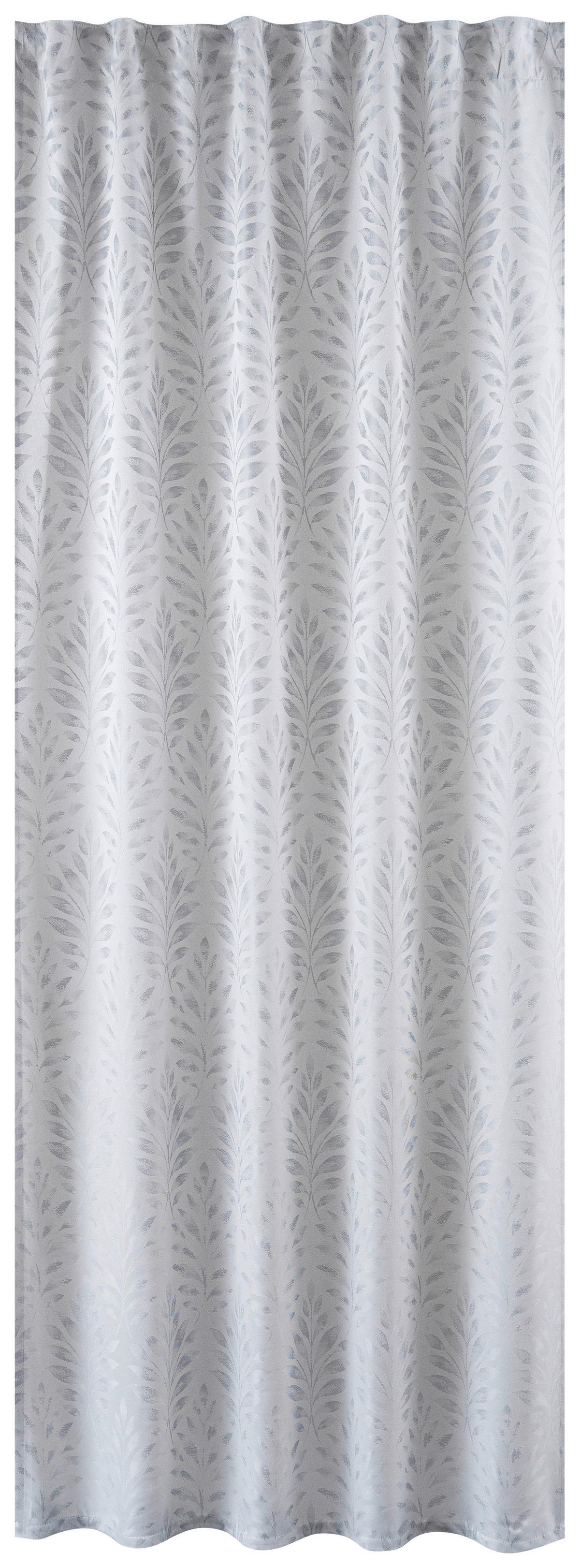 Fertigvorhang Elleen - Silberfarben, ROMANTIK / LANDHAUS, Textil (135/245cm) - James Wood