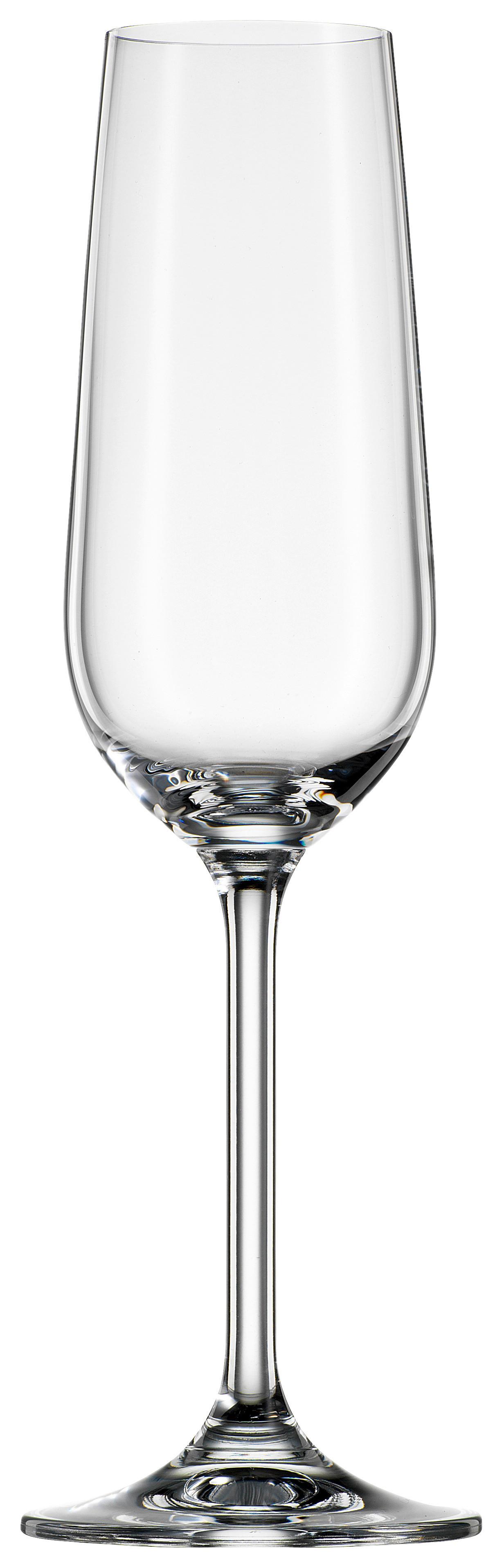 Sektglas Clara 6er-Set, Je ca. 190 ml - Klar, Basics, Glas (0,19l) - Bohemia