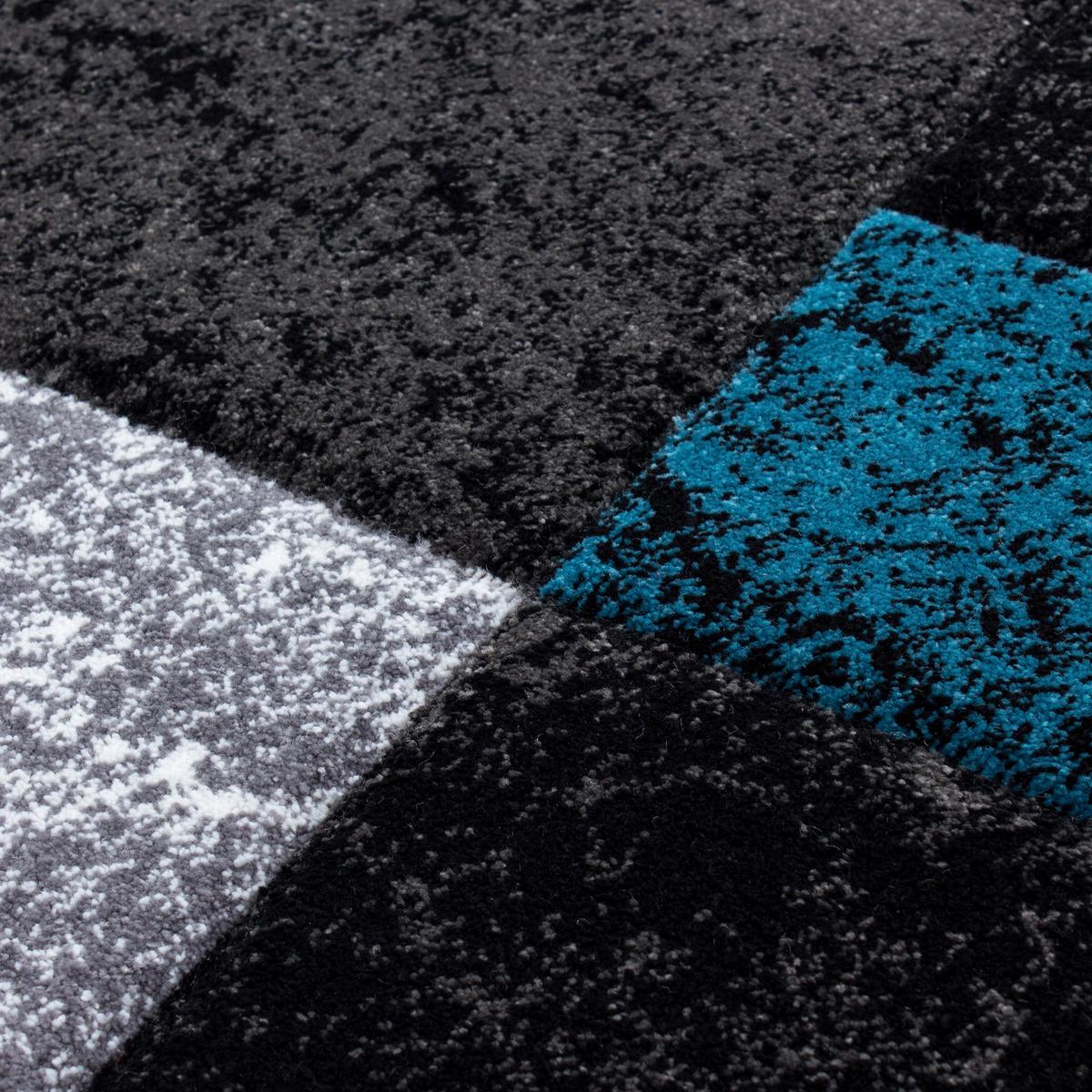 Teppich Läufer Türkis Hawaii 80x300 cm - Türkis, KONVENTIONELL, Textil (80/300cm)