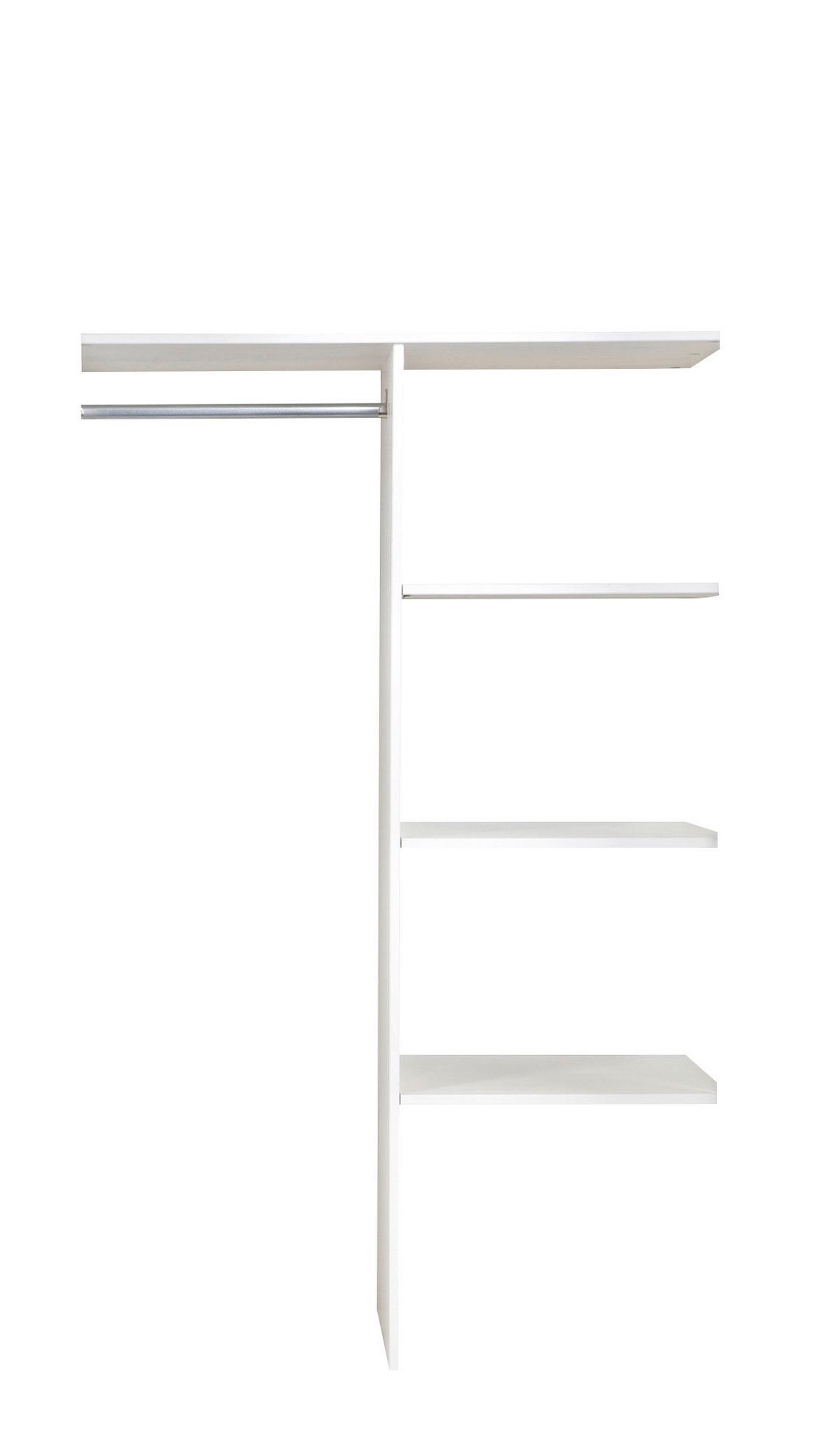 Inneneinteilung Connect, Weiß B: 52 Cm - Weiß, Design, Holzwerkstoff (52/144/3cm) - Livetastic