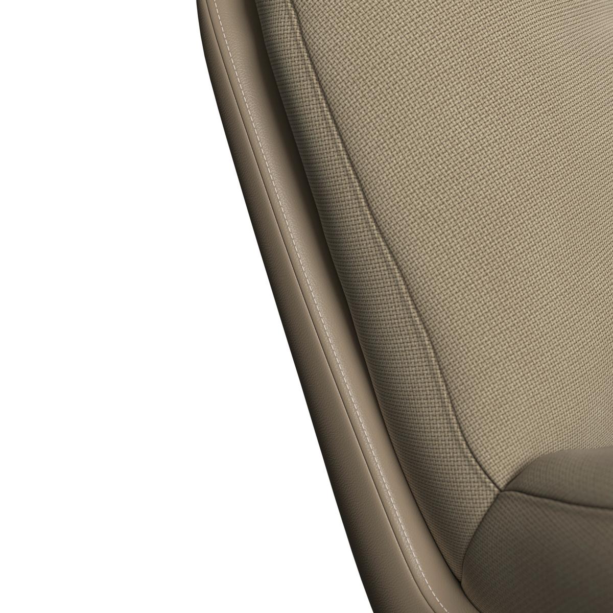 Houpací křeslo ELEA, béžová, max. 140 kg - černá/přírodní barvy, Moderní, kov/dřevo (103/79/109cm) - Bessagi Home