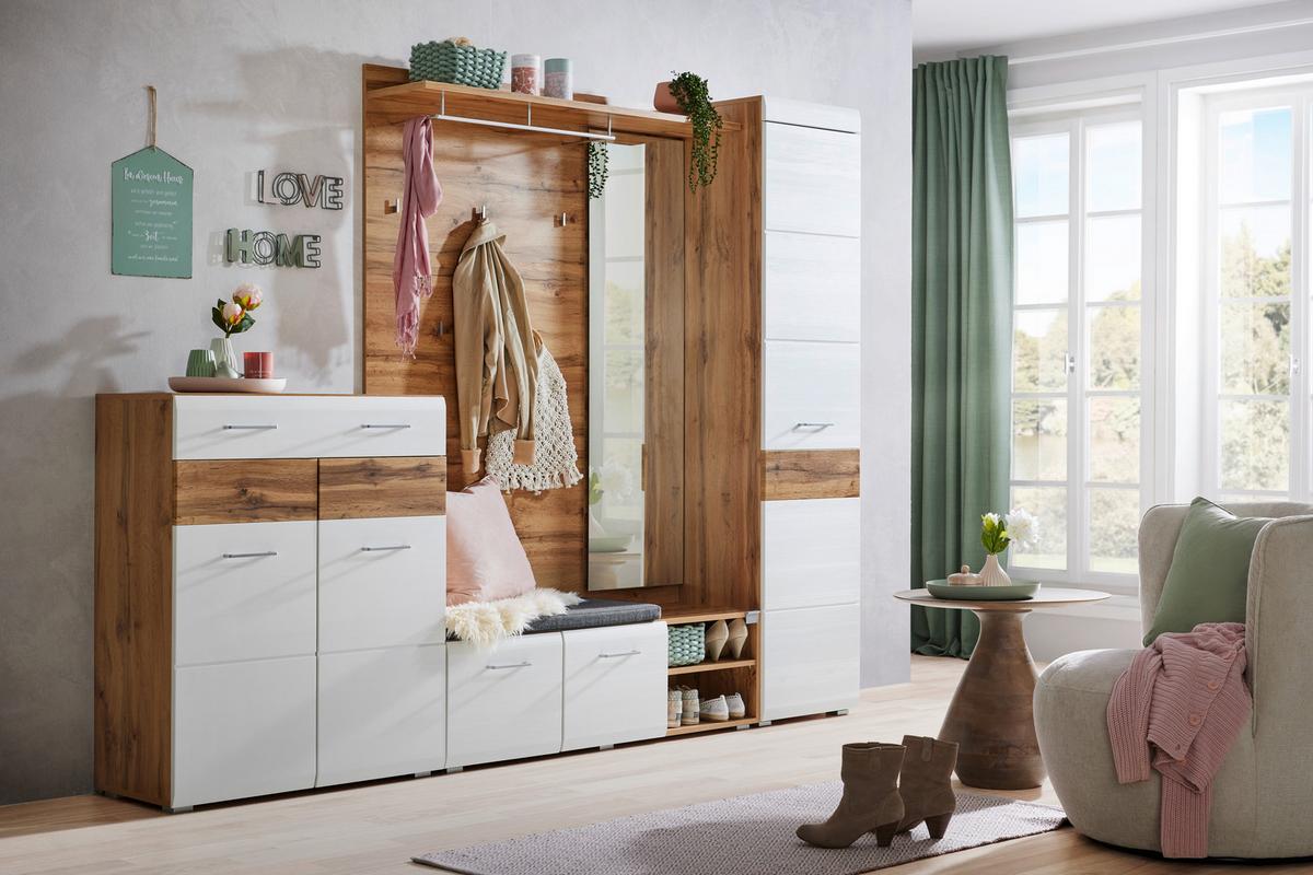 ŠATNÍ LAVICE FUNNY - Konvenční, kompozitní dřevo (126/42/40cm) - Mömax