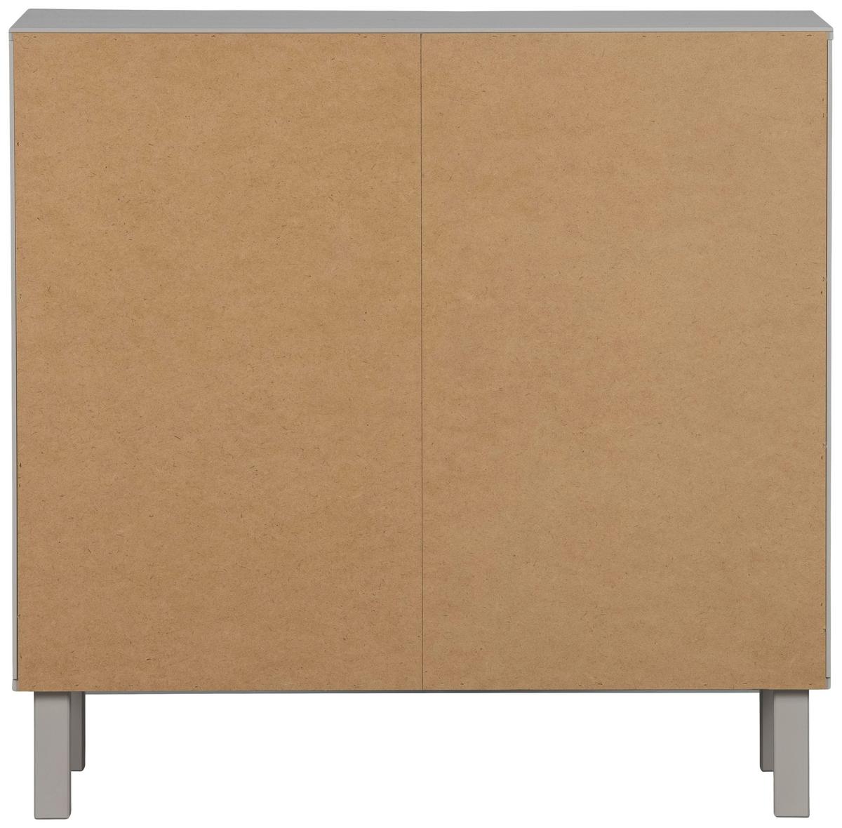 Kommode Madu Hellgrau B: 94cm - Hellgrau, Design, Holz (94/91/52cm) - Livetastic