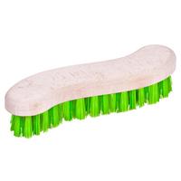 Scheuerbürste Galatus L: 22 Cm Kunststoff-Borsten Ergonomisch - Eichefarben, KONVENTIONELL, Holz/Kunststoff (22/7/4cm) - Ondega
