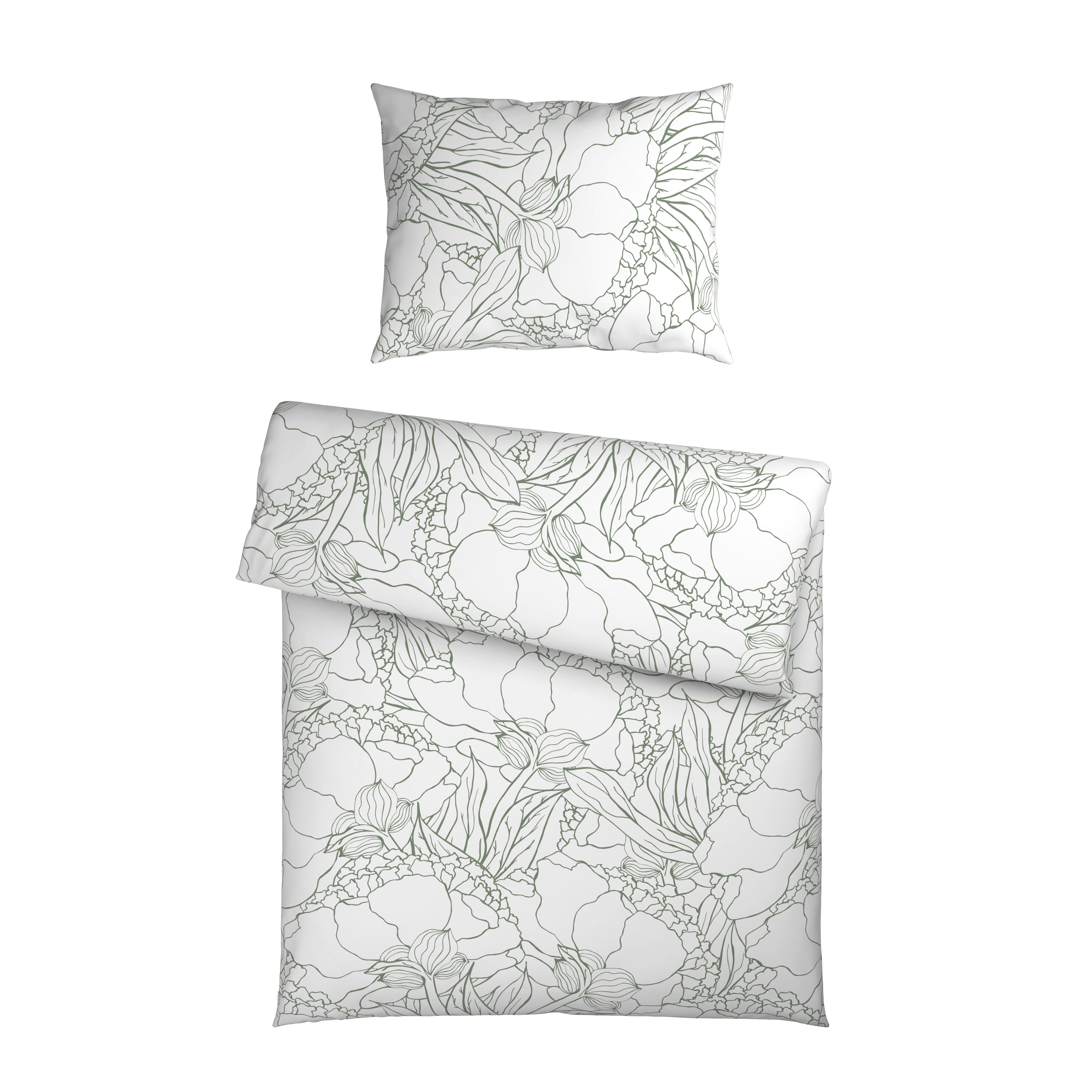 POVLEČENÍ EMMA - olivově zelená, textil (140/200cm) - Mömax