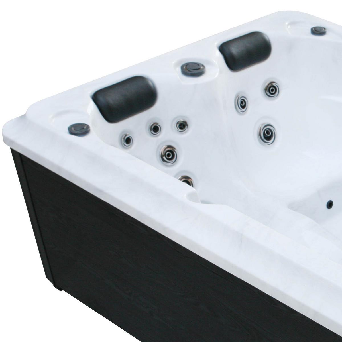 Whirlpool Kunststoff XXL1956 210x160x80 cm - Weiß, Basics, Kunststoff (160/210/80cm)