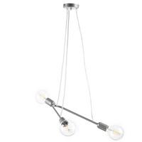 Pendelleuchte 5033/Sa - Silberfarben, Design, Metall (65/10/75cm)
