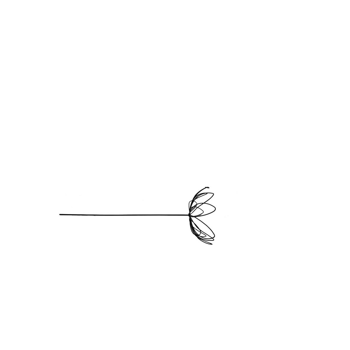 Dekoblume Larissa - Schwarz, KONVENTIONELL, Metall (15/42cm) - Luca Bessoni