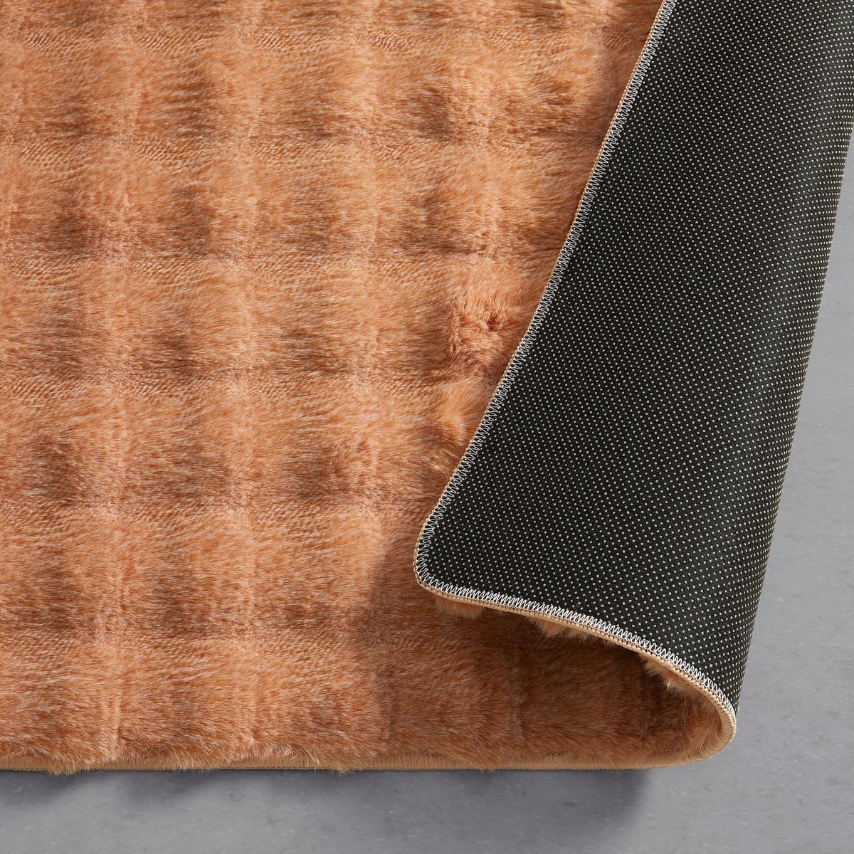 UMELÁ KOŽUŠINA BUBBLE 1 - oranžová, Modern, textil (80/150cm) - Mömax