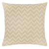 POTAH NA POLŠTÁŘ Zickzack, 48/48cm, šedobílá - přírodní barvy, Basics, textil (48/48cm) - Premium Living