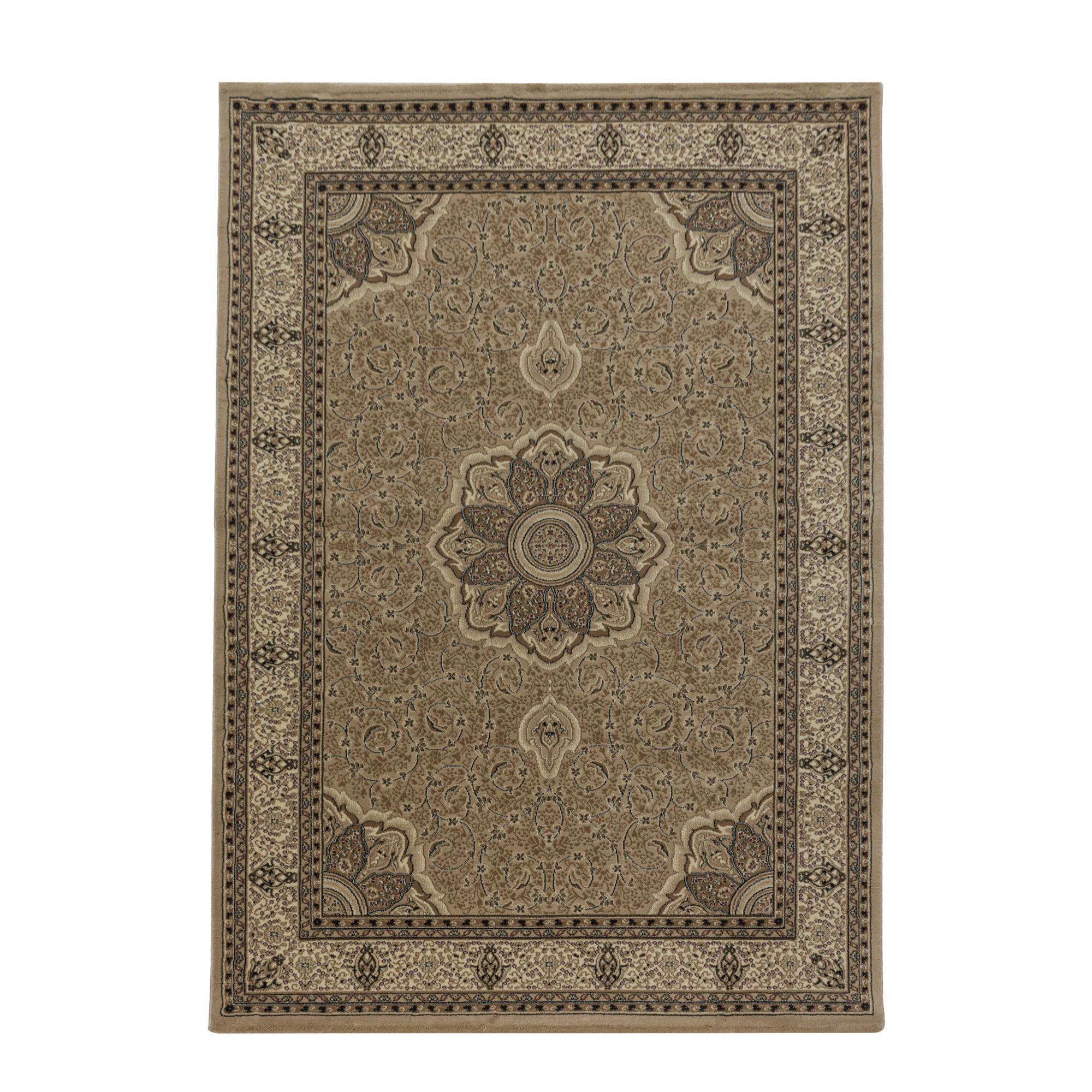 Orientalischer Webteppich Beige Kashmir 300x400 cm - Beige, LIFESTYLE, Textil (300/400cm)