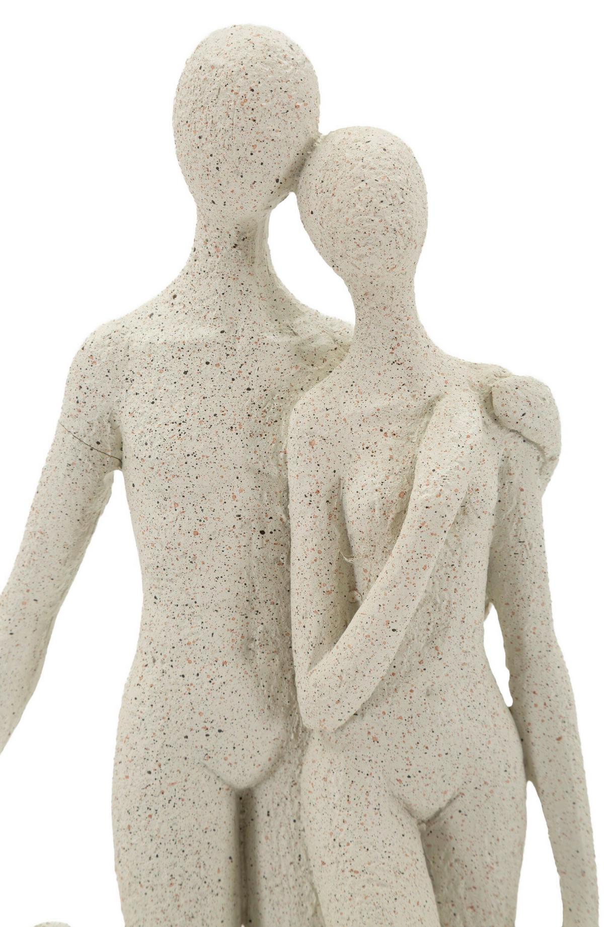 Skulptur Kunststoff, Cream - Basics, Kunststoff (16/30.5/8cm)