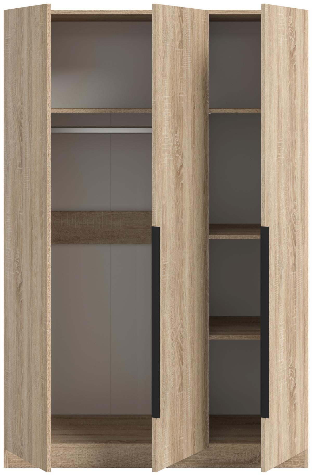 Drehtürenschrank Kopenhagen Sonoma Eiche B: 120 Cm - Sonoma Eiche, MODERN, Holzwerkstoff (120/181/52cm) - MID.YOU