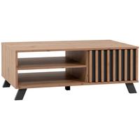 Couchtisch mit Lade Medan Anthrazit/Eiche Dekor - Anthrazit/Eiche Artisan, LIFESTYLE, Holzwerkstoff (110,5/67/42cm) - MID.YOU
