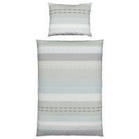 Bettwäsche 140x200 cm Silvana Beige - Beige, LIFESTYLE, Textil - Story of Nature