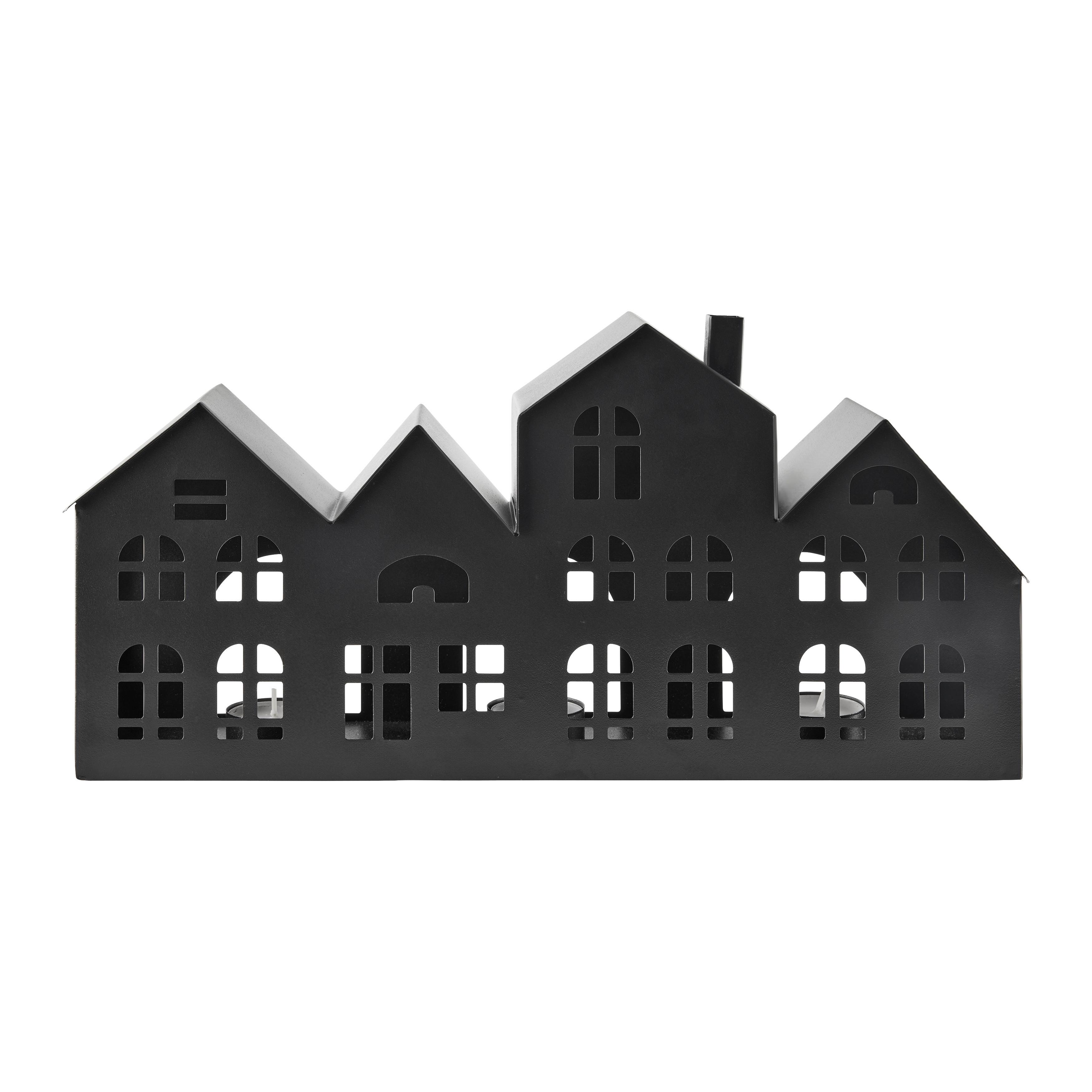 Lampáš JOHANNA -PAZ- - černá, kov (40/19/8,5cm) - Modern Living