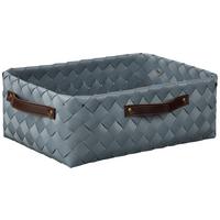 Tárolódoboz Julius - barna/kék, Konventionell, műanyag (36/26/13cm) - James Wood