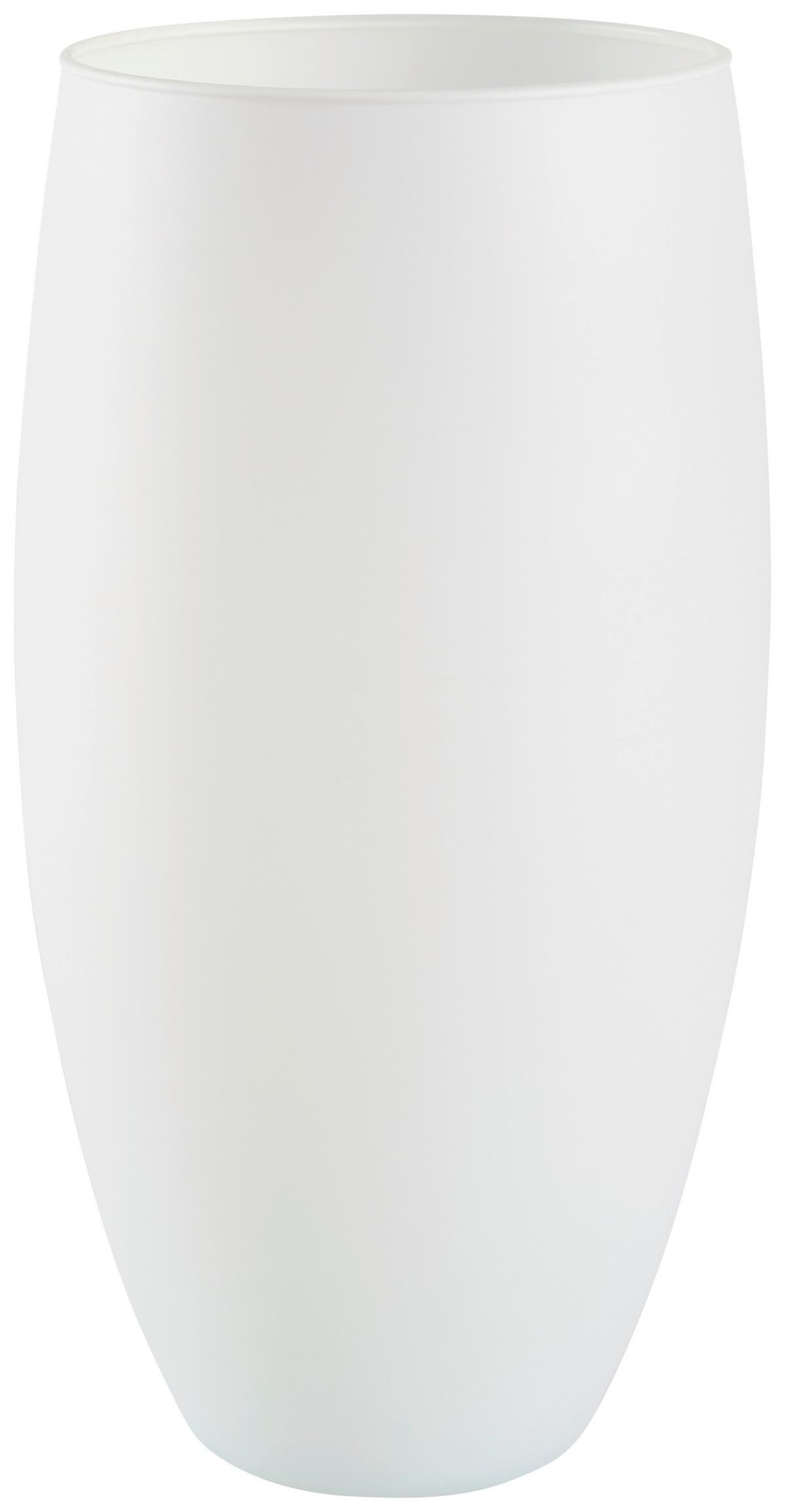 Vase Anna - Salbeigrün/Beigebraun, KONVENTIONELL, Glas - James Wood