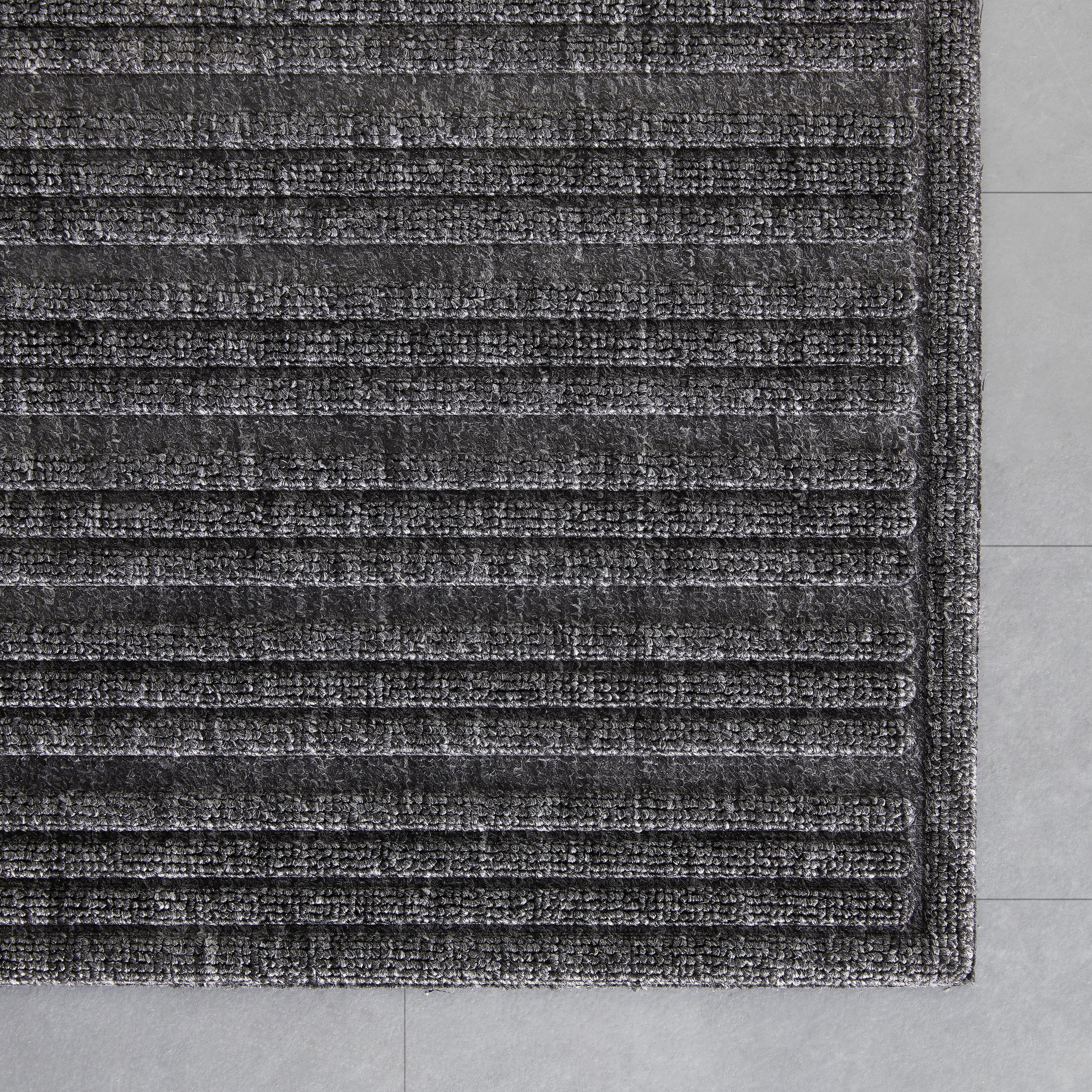 DVEŘNÍ ROHOŽKA Bronx, 40/60cm, šedá - šedá, Basics, plast (40/60cm) - Modern Living