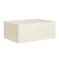 Couchtisch Beige B: 60 cm - Beige, Design, Holzwerkstoff (90/60/35cm) - Livetastic