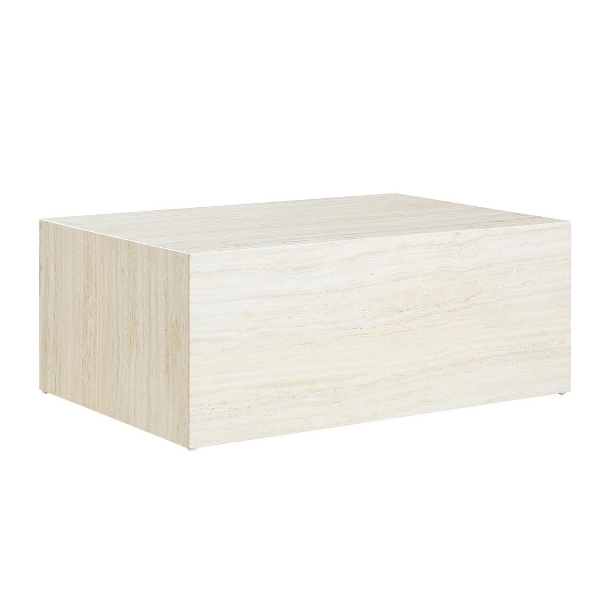 Couchtisch Beige B: 60 cm - Beige, Design, Holzwerkstoff (90/60/35cm) - Livetastic