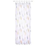 Vorhang mit Schlaufen und Band Paolo 140x255 cm Gelb/Weiß - Gelb/Weiß, MODERN, Textil (140/255cm) - Luca Bessoni