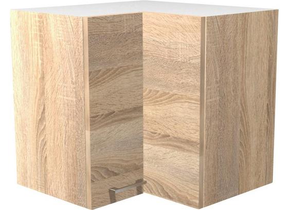Eckoberschrank Samoa He 60 - Eichefarben/Weiß, KONVENTIONELL, Holz/Holzwerkstoff (60/54/32cm) Eckoberschrank Samoa He 60 - Eichefarben/Weiß, KONVENTIONELL, Holz/Holzwerkstoff (60/54/32cm)