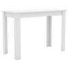 Esstisch Esal 110x50cm Weiß - Weiß, MODERN, Holzwerkstoff (110/50/76cm) - MID.YOU