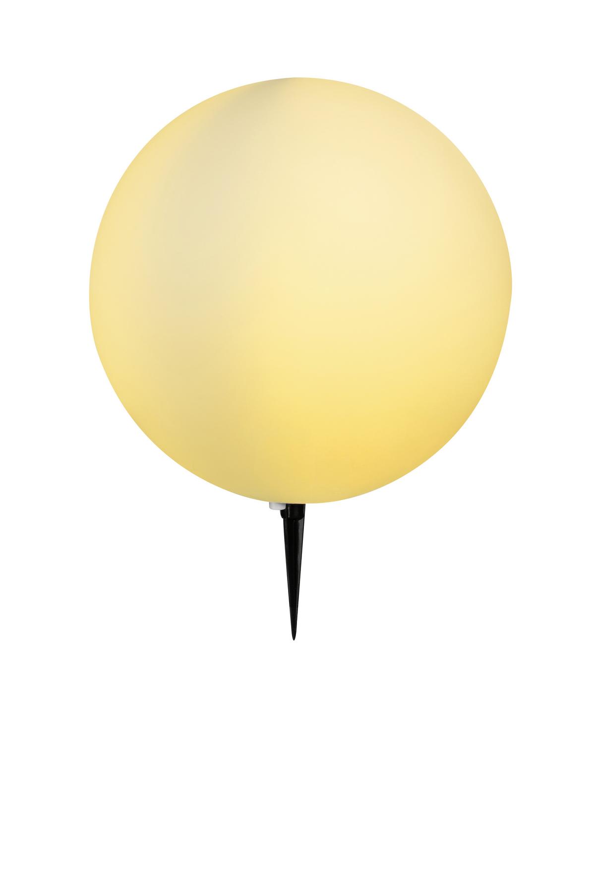 Außenstehleuchte 31776 Toula - Schwarz/Weiß, Design, Kunststoff (40/56cm) - Globo