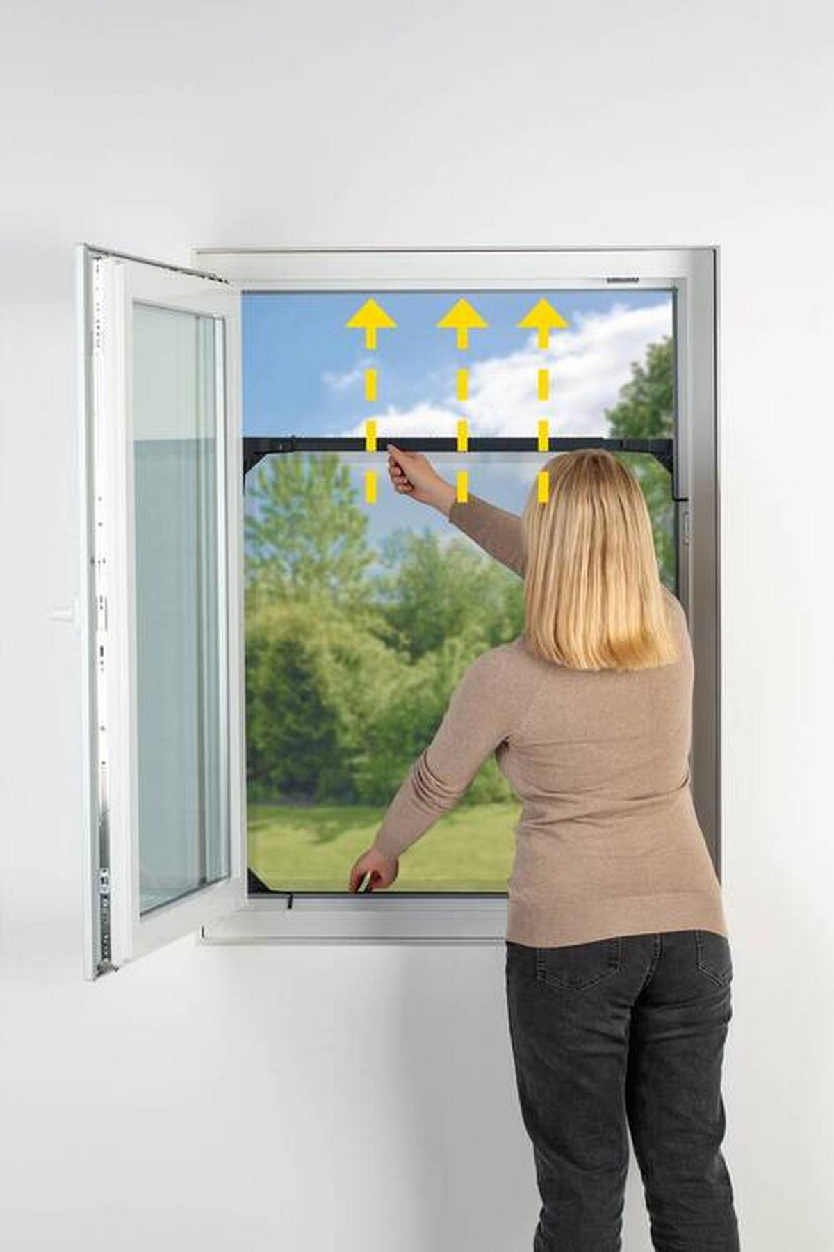 SIEŤKA PROTI HMYZU TELESKOP - antracitová, kov/textil (140/120cm) - Mömax