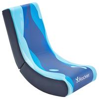 Gamingsessel Video Rocker - Blau, MODERN, Textil (41/65/85cm) - X Rocker