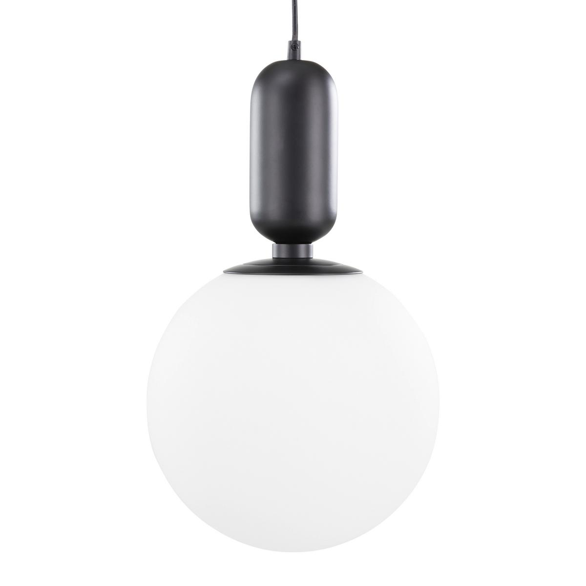 Závesné svietidlo TIANO čierna - čierna, Modern, kov/sklo (25/198cm) - Bessagi Home