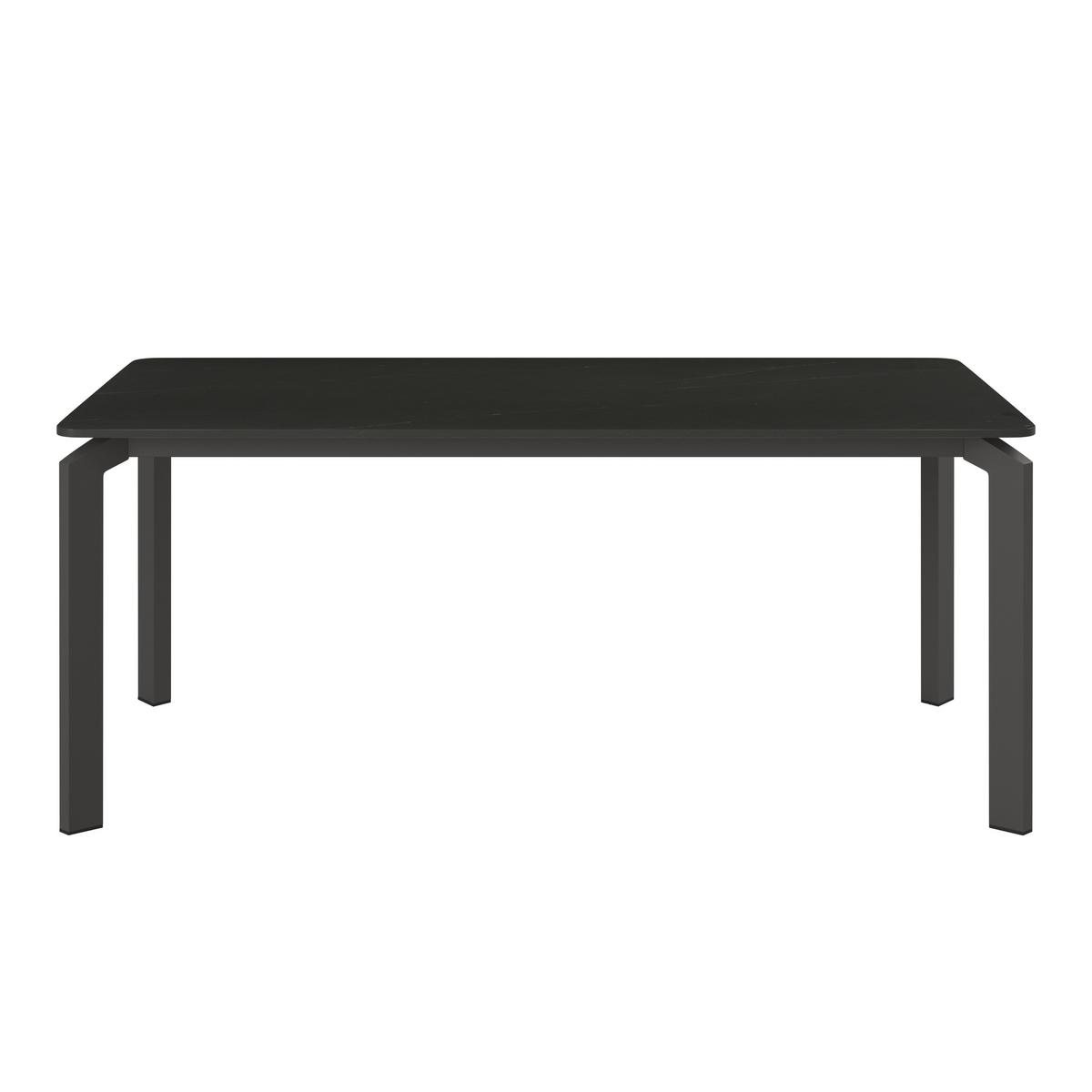 ZAHRADNÍ STŮL CANCUN - antracitová, Moderní, kov/keramika (180/74/90cm) - Mömax