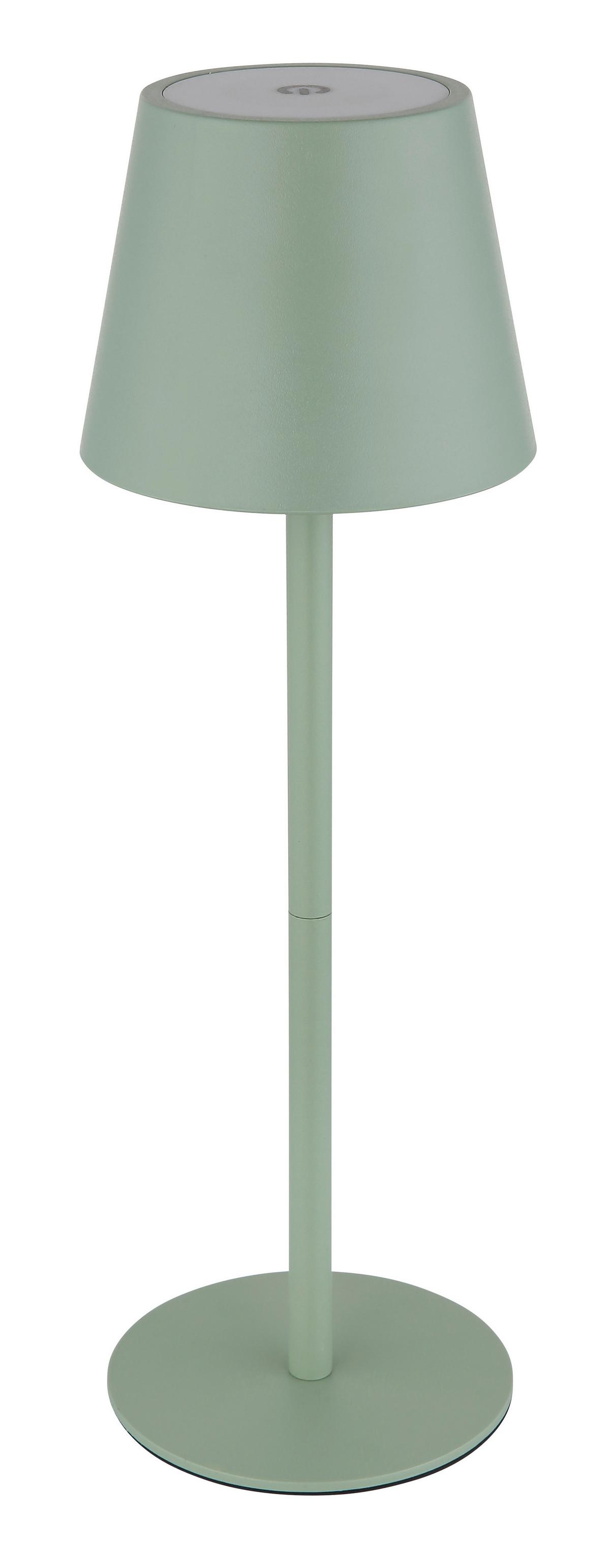 Akku-tischleuchte 58488bg Verschlusslicht - Hellgrün, Design, Kunststoff/Metall (11,5/36cm) - Globo
