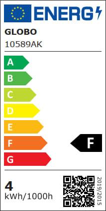LED žárovka 4 Watt, E14 ILLU - kov/sklo (4,5/7,8cm) - Globo