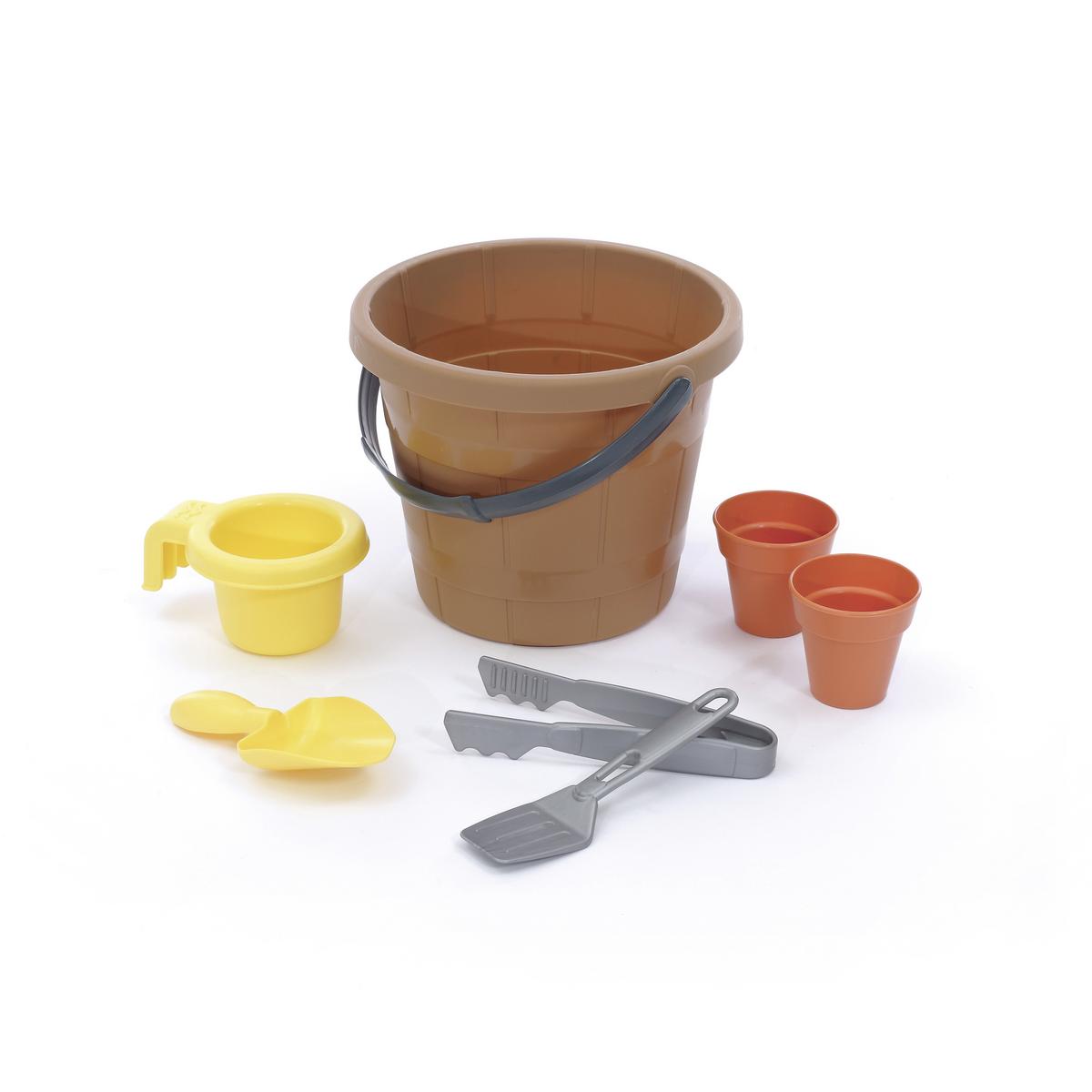 Spielhaus Kunststoff Mit Wasserpumpe Braun, Grün, Blau - Basics, Kunststoff (179,1/137,2/95,3cm) - Ambia Garden