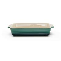 zapekacia misa ELISA - L - zelená, Konventionell, keramika (37,7/20,9/6,9cm) - Modern Living