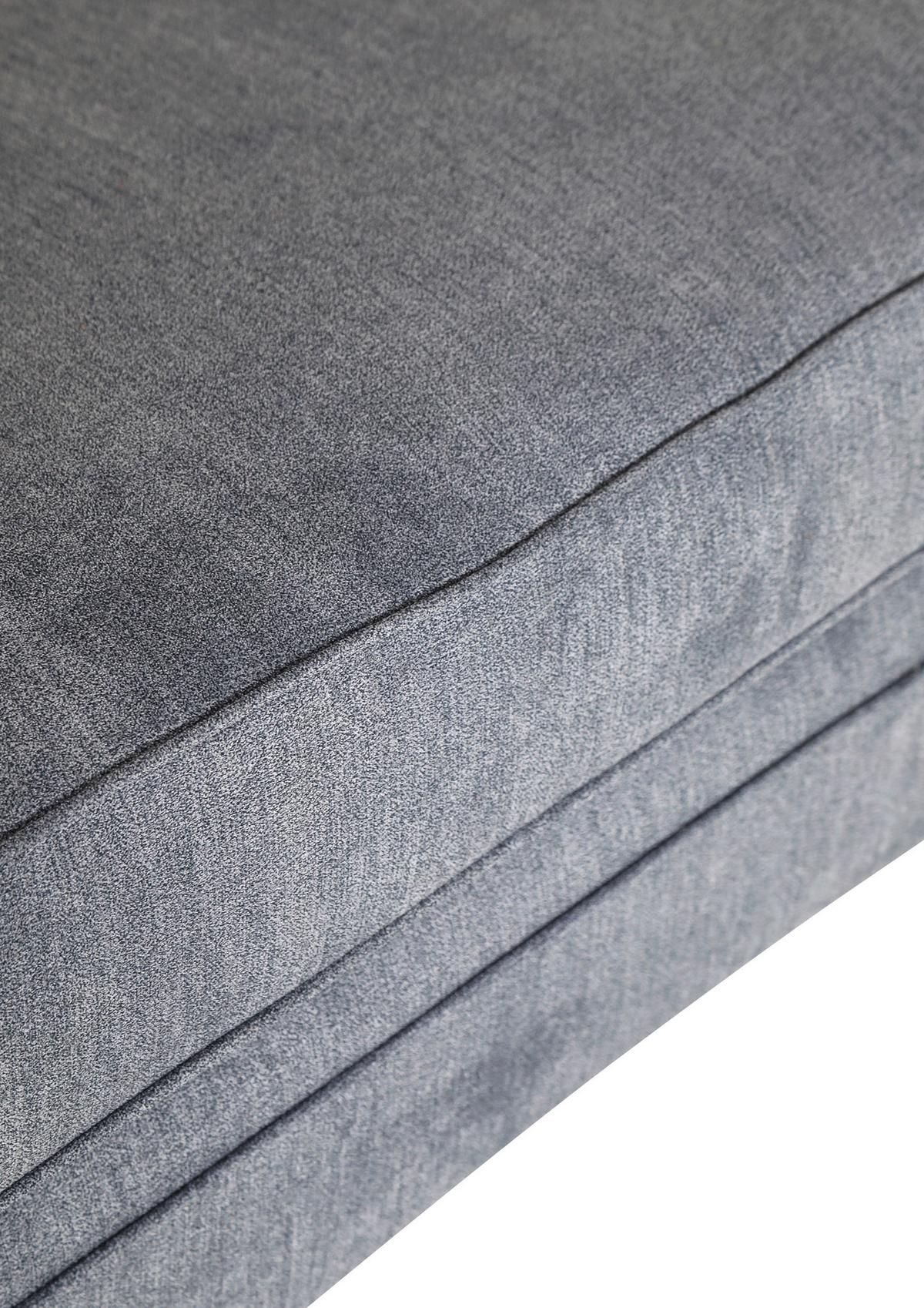 Bigsofa Lamour - Dunkelgrau/Dunkelbraun, KONVENTIONELL, Holz/Textil (270/80/110cm) - Livetastic