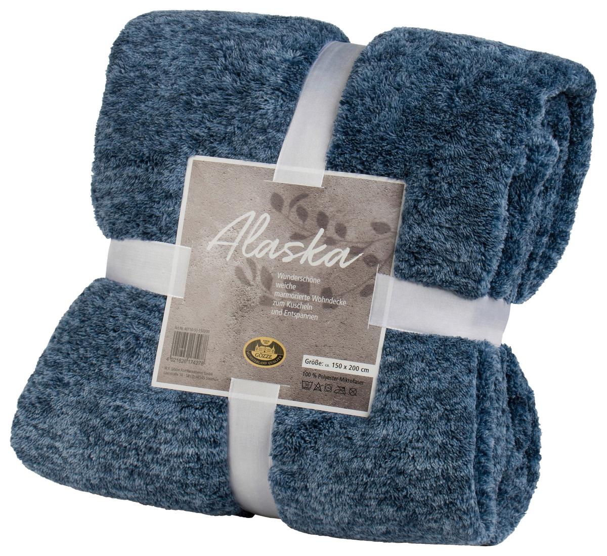 Kuscheldecke Alaska 150x200 cm - Bordeaux/Anthrazit, LIFESTYLE, Textil (150/200cm)
