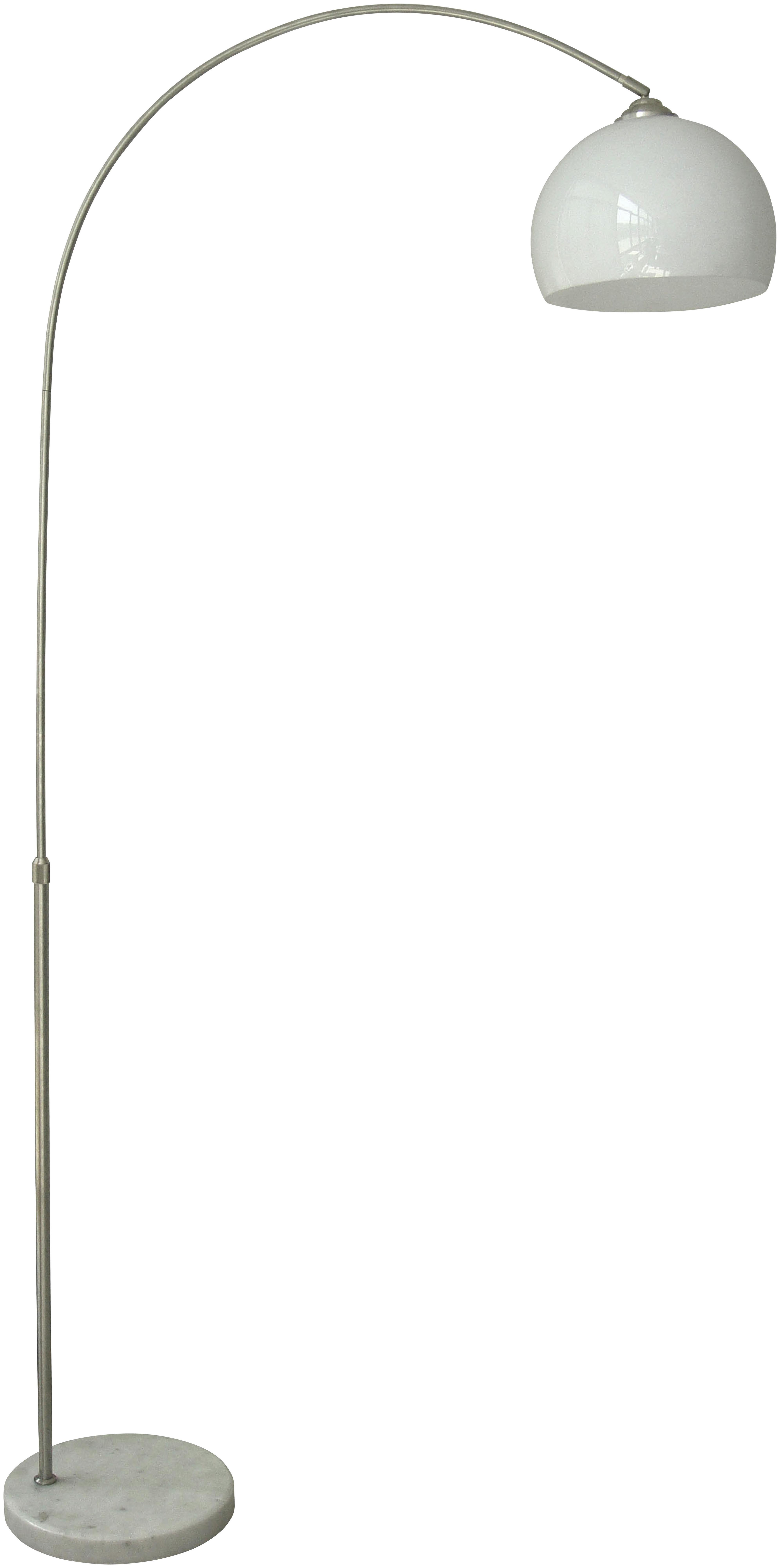 ÁLLÓ LÁMPA MIA - Fehér/Ezüst, Basics, Műanyag/Fém (30/196cm) - James Wood