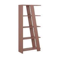 REGÁL NATTA - terakotová, Modern, kompozitné drevo (72/161/29,6cm)