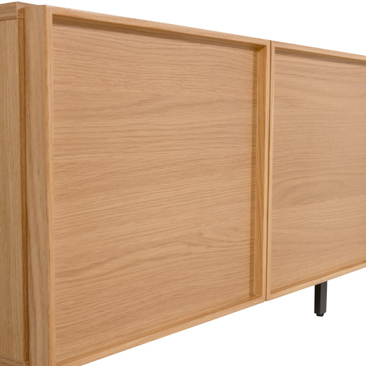 LOWBOARD Tours Naturfarben B: 180cm - Schwarz/Naturfarben, Design, Holzwerkstoff (180/51/42cm) - Livetastic