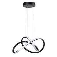 LED-Hängeleuchte 4948/Sn - Schwarz, Design, Kunststoff/Metall (48/100cm)