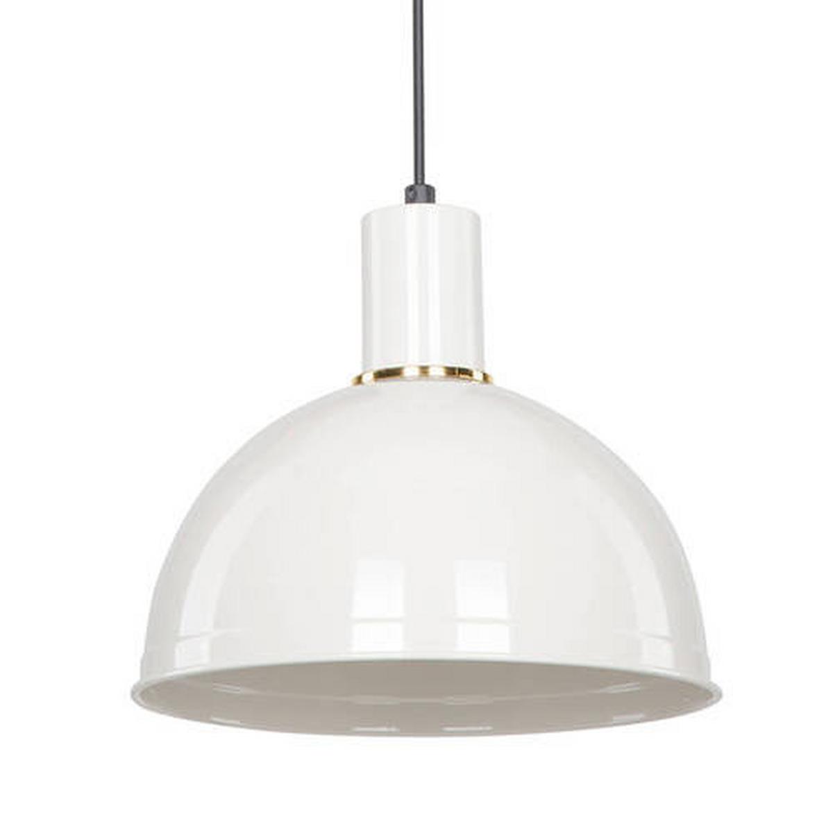 Hängeleuchte 1739/Sa - Goldfarben/Weiß, Basics, Metall (27/90cm)