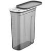 Dóza na sypké potraviny Blacky, 2,7l - číra/antracitová, Modern, plast (19,9/9,5/25,5cm) - Mömax
