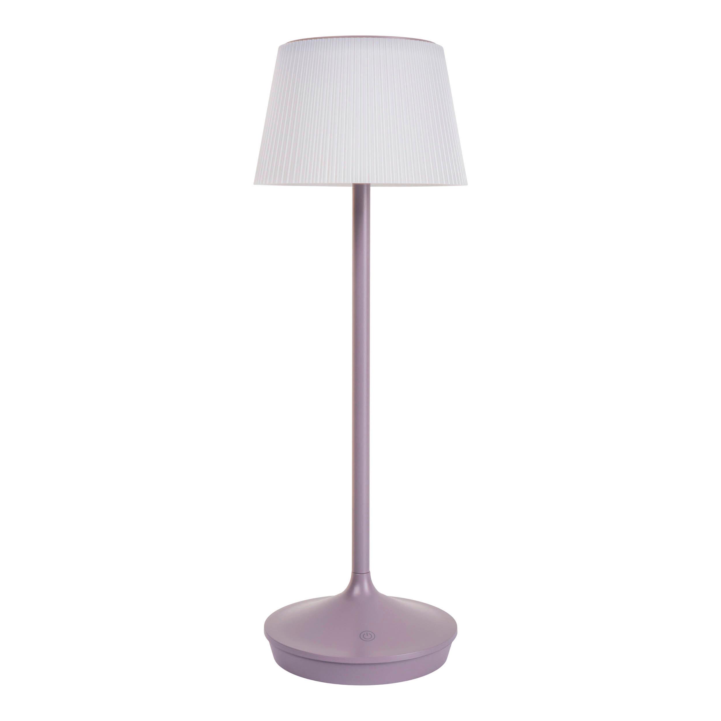 SOLARLEUCHTE 5310797 EMMI - Brombeere/Weiß, Trend, Kunststoff/Metall (13/38cm) - Näve