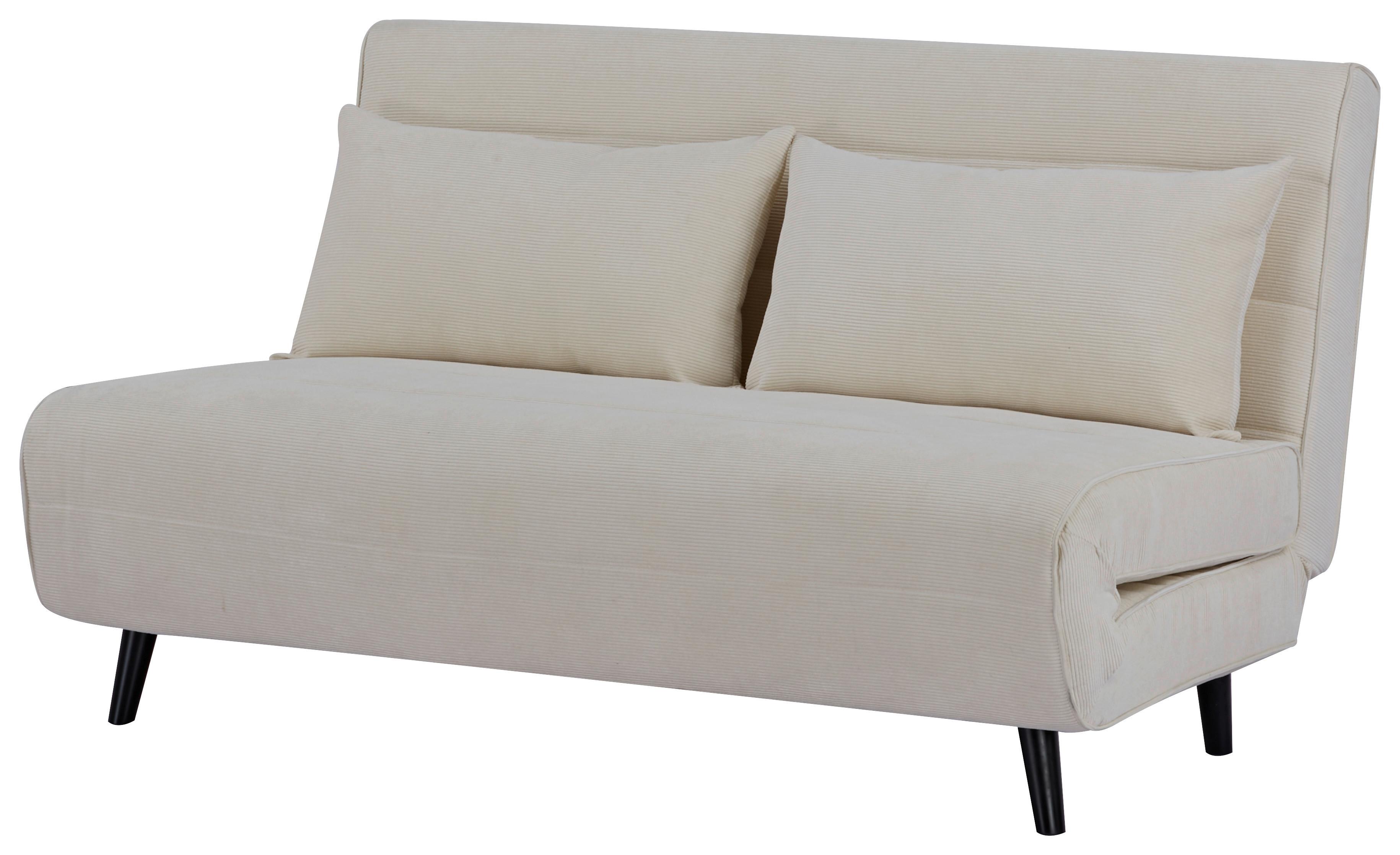 Rozkladacie kreslo NIGHT 140, jemný béžový menčester - čierna/sivá, Modern, drevo/textil (141/81/90cm) - Mömax