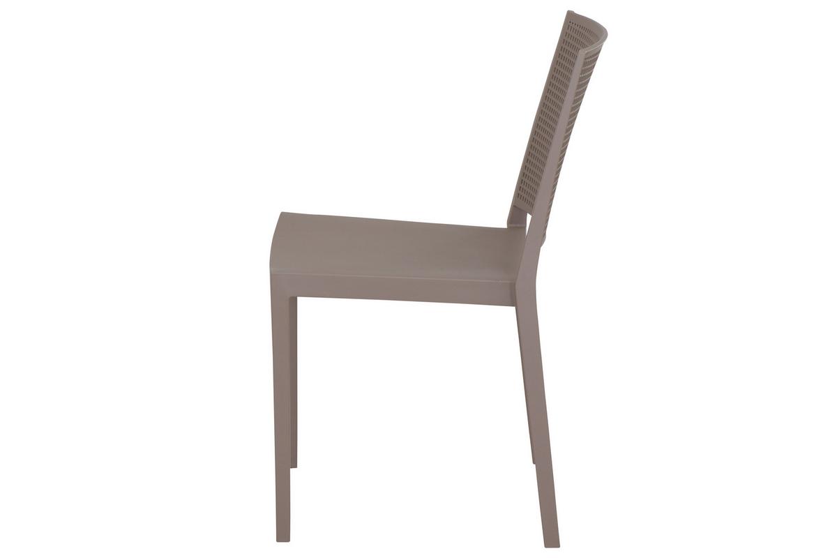 Stapelstuhl T20113 - Taupe, Basics, Kunststoff (46/80/56cm) - Siena Garden